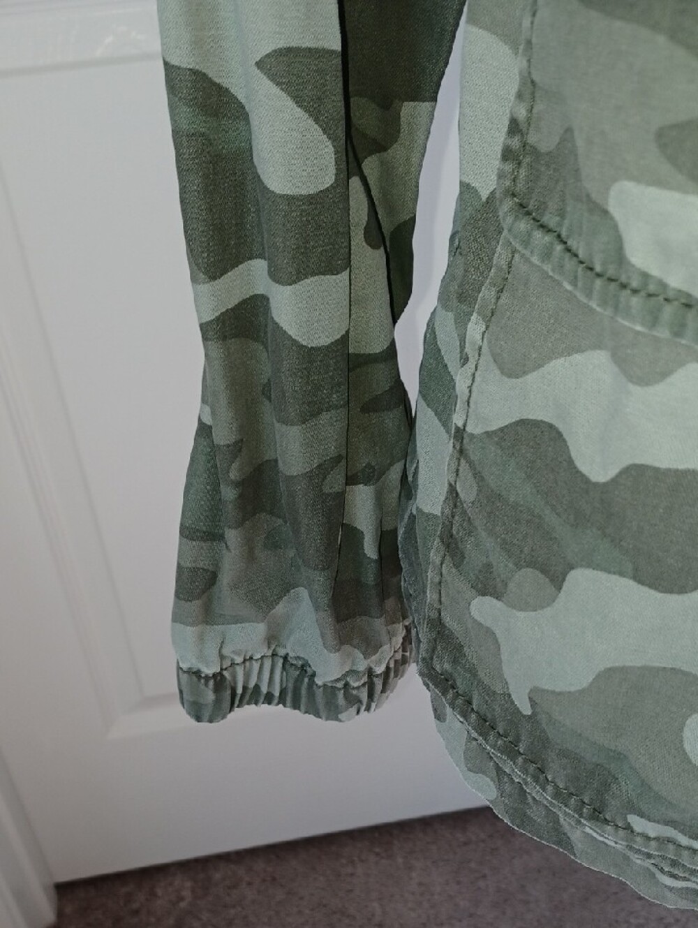 Old Navy Green Camo Utility Jacket Large - Picture 4 of 9